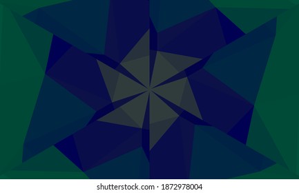 Geometric design, Mosaic of a vector kaleidoscope, abstract Mosaic Background, colorful Futuristic Background, geometric Triangular Pattern. Mosaic texture. Stained glass effect. EPS 10 Vector
