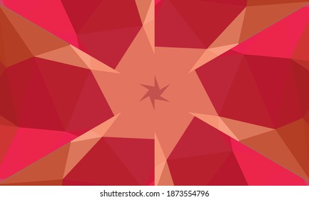 Geometric design, Mosaic of a vector kaleidoscope, abstract Mosaic Background, colorful Futuristic Background, geometric Triangular Pattern. Mosaic texture. Stained glass effect. EPS 10 Vector