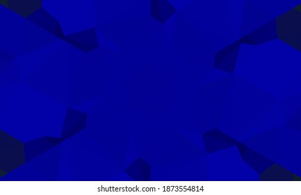 Diseño geométrico, mosaico de un kaleidoscopio vector, fondo mosaico abstracto, fondo futurista colorido, patrón triangular geométrico. Textura mosaica. Efecto de vidrio manchado. Vector EPS 10