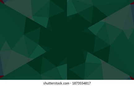 Diseño geométrico, mosaico de un kaleidoscopio vector, fondo mosaico abstracto, fondo futurista colorido, patrón triangular geométrico. Textura mosaica. Efecto de vidrio manchado. Vector EPS 10