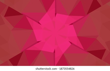 Diseño geométrico, mosaico de un kaleidoscopio vector, fondo mosaico abstracto, fondo futurista colorido, patrón triangular geométrico. Textura mosaica. Efecto de vidrio manchado. Vector EPS 10