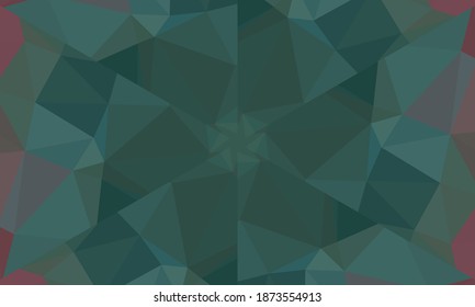 Geometric design, Mosaic of a vector kaleidoscope, abstract Mosaic Background, colorful Futuristic Background, geometric Triangular Pattern. Mosaic texture. Stained glass effect. EPS 10 Vector