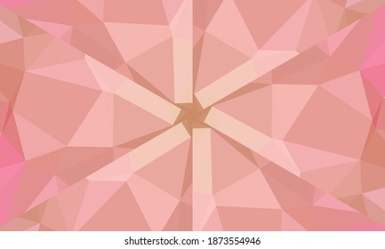 Diseño geométrico, mosaico de un kaleidoscopio vector, fondo mosaico abstracto, fondo futurista colorido, patrón triangular geométrico. Textura mosaica. Efecto de vidrio manchado. Vector EPS 10