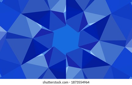 Geometric design, Mosaic of a vector kaleidoscope, abstract Mosaic Background, colorful Futuristic Background, geometric Triangular Pattern. Mosaic texture. Stained glass effect. EPS 10 Vector