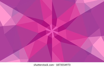 Geometric design, Mosaic of a vector kaleidoscope, abstract Mosaic Background, colorful Futuristic Background, geometric Triangular Pattern. Mosaic texture. Stained glass effect. EPS 10 Vector