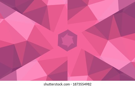 Geometric design, Mosaic of a vector kaleidoscope, abstract Mosaic Background, colorful Futuristic Background, geometric Triangular Pattern. Mosaic texture. Stained glass effect. EPS 10 Vector