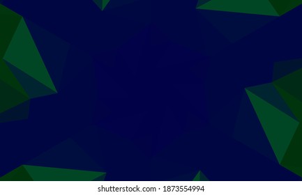 Diseño geométrico, mosaico de un kaleidoscopio vector, fondo mosaico abstracto, fondo futurista colorido, patrón triangular geométrico. Textura mosaica. Efecto de vidrio manchado. Vector EPS 10