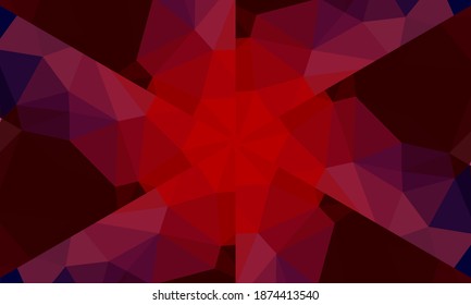 Geometric design, Mosaic of a vector kaleidoscope, abstract Mosaic Background, colorful Futuristic Background, geometric Triangular Pattern. Mosaic texture. Stained glass effect. EPS 10 Vector
