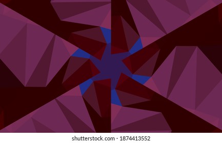 Geometric design, Mosaic of a vector kaleidoscope, abstract Mosaic Background, colorful Futuristic Background, geometric Triangular Pattern. Mosaic texture. Stained glass effect. EPS 10 Vector