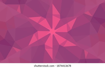 Geometric design, Mosaic of a vector kaleidoscope, abstract Mosaic Background, colorful Futuristic Background, geometric Triangular Pattern. Mosaic texture. Stained glass effect. EPS 10 Vector