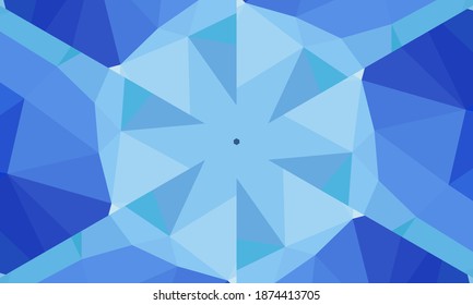 Geometric design, Mosaic of a vector kaleidoscope, abstract Mosaic Background, colorful Futuristic Background, geometric Triangular Pattern. Mosaic texture. Stained glass effect. EPS 10 Vector