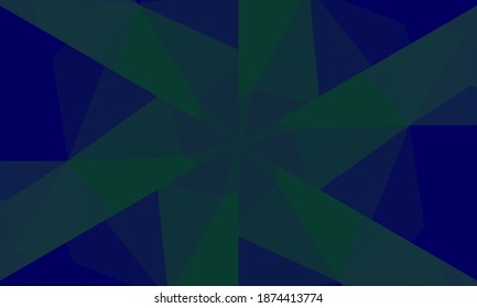 Diseño geométrico, mosaico de un kaleidoscopio vector, fondo mosaico abstracto, fondo futurista colorido, patrón triangular geométrico. Textura mosaica. Efecto de vidrio manchado. Vector EPS 10