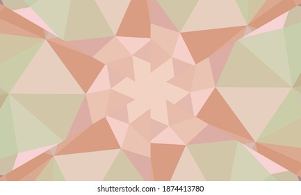 Geometric design, Mosaic of a vector kaleidoscope, abstract Mosaic Background, colorful Futuristic Background, geometric Triangular Pattern. Mosaic texture. Stained glass effect. EPS 10 Vector