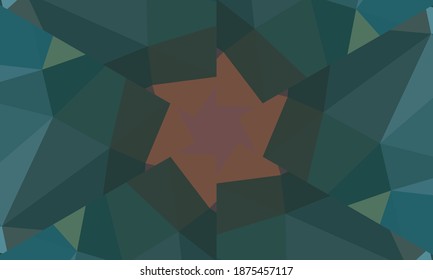 Geometric design, Mosaic of a vector kaleidoscope, abstract Mosaic Background, colorful Futuristic Background, geometric Triangular Pattern. Mosaic texture. Stained glass effect. EPS 10 Vector