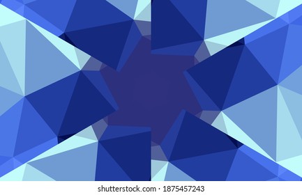 Geometric design, Mosaic of a vector kaleidoscope, abstract Mosaic Background, colorful Futuristic Background, geometric Triangular Pattern. Mosaic texture. Stained glass effect. EPS 10 Vector