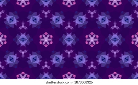 Diseño geométrico, mosaico de un kaleidoscopio vector, fondo mosaico abstracto, fondo futurista colorido, patrón triangular geométrico. Textura mosaica. Efecto de vidrio manchado. Vector EPS 10