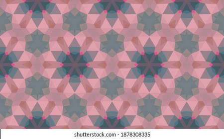 Geometric design, Mosaic of a vector kaleidoscope, abstract Mosaic Background, colorful Futuristic Background, geometric Triangular Pattern. Mosaic texture. Stained glass effect. EPS 10 Vector
