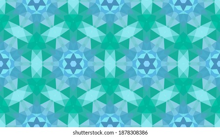 Geometric design, Mosaic of a vector kaleidoscope, abstract Mosaic Background, colorful Futuristic Background, geometric Triangular Pattern. Mosaic texture. Stained glass effect. EPS 10 Vector