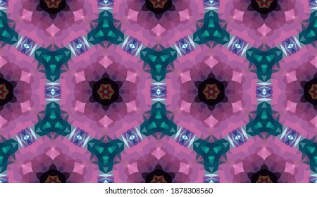 Geometric design, Mosaic of a vector kaleidoscope, abstract Mosaic Background, colorful Futuristic Background, geometric Triangular Pattern. Mosaic texture. Stained glass effect. EPS 10 Vector