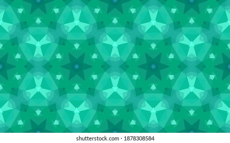 Diseño geométrico, mosaico de un kaleidoscopio vector, fondo mosaico abstracto, fondo futurista colorido, patrón triangular geométrico. Textura mosaica. Efecto de vidrio manchado. Vector EPS 10