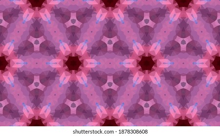Geometrisches Design, Mosaik eines Vektorkalidoskops, abstrakter Mosaikhintergrund, bunter Futuristischer Hintergrund, geometrisches Dreiecksmuster. Mosaikstruktur. Festgestellter Glaseffekt. EPS10-Vektorgrafik