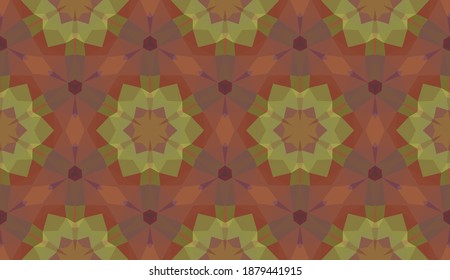 Geometric design, Mosaic of a vector kaleidoscope, abstract Mosaic Background, colorful Futuristic Background, geometric Triangular Pattern. Mosaic texture. Stained glass effect. EPS 10 Vector