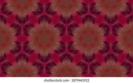 Geometric design, Mosaic of a vector kaleidoscope, abstract Mosaic Background, colorful Futuristic Background, geometric Triangular Pattern. Mosaic texture. Stained glass effect. EPS 10 Vector