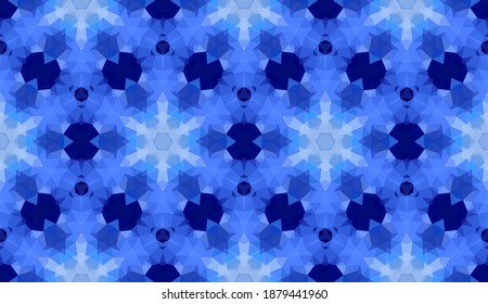 Geometric design, Mosaic of a vector kaleidoscope, abstract Mosaic Background, colorful Futuristic Background, geometric Triangular Pattern. Mosaic texture. Stained glass effect. EPS 10 Vector
