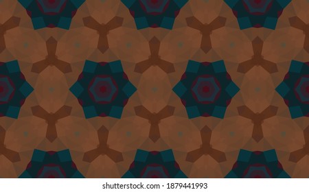 Geometric design, Mosaic of a vector kaleidoscope, abstract Mosaic Background, colorful Futuristic Background, geometric Triangular Pattern. Mosaic texture. Stained glass effect. EPS 10 Vector