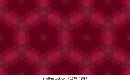 Diseño geométrico, mosaico de un kaleidoscopio vector, fondo mosaico abstracto, fondo futurista colorido, patrón triangular geométrico. Textura mosaica. Efecto de vidrio manchado. Vector EPS 10