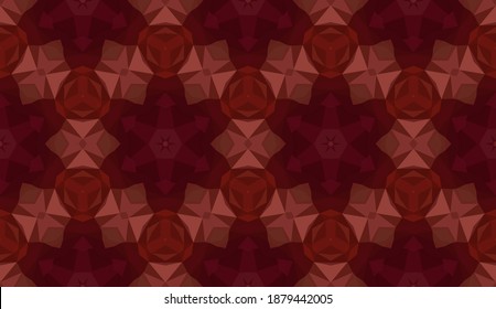 Diseño geométrico, mosaico de un kaleidoscopio vector, fondo mosaico abstracto, fondo futurista colorido, patrón triangular geométrico. Textura mosaica. Efecto de vidrio manchado. Vector EPS 10