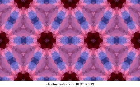Diseño geométrico, mosaico de un kaleidoscopio vector, fondo mosaico abstracto, fondo futurista colorido, patrón triangular geométrico. Textura mosaica. Efecto de vidrio manchado. Vector EPS 10