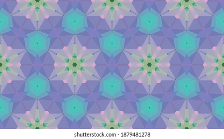 Geometric design, Mosaic of a vector kaleidoscope, abstract Mosaic Background, colorful Futuristic Background, geometric Triangular Pattern. Mosaic texture. Stained glass effect. EPS 10 Vector