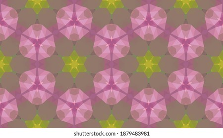 Diseño geométrico, mosaico de un kaleidoscopio vector, fondo mosaico abstracto, fondo futurista colorido, patrón triangular geométrico. Textura mosaica. Efecto de vidrio manchado. Vector EPS 10