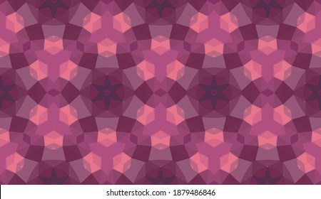 Diseño geométrico, mosaico de un kaleidoscopio vector, fondo mosaico abstracto, fondo futurista colorido, patrón triangular geométrico. Textura mosaica. Efecto de vidrio manchado. Vector EPS 10