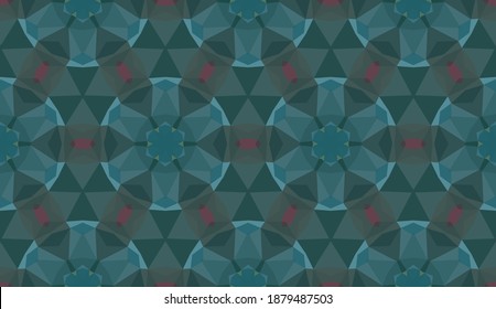 Geometric design, Mosaic of a vector kaleidoscope, abstract Mosaic Background, colorful Futuristic Background, geometric Triangular Pattern. Mosaic texture. Stained glass effect. EPS 10 Vector