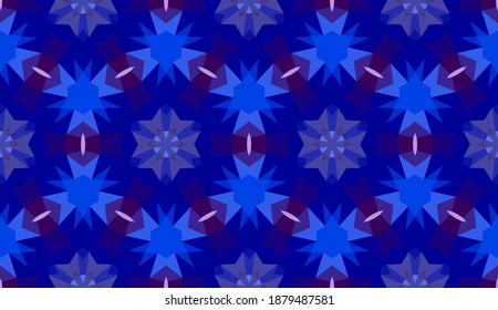 Geometrisches Design, Mosaik eines Vektorkalidoskops, abstrakter Mosaikhintergrund, bunter Futuristischer Hintergrund, geometrisches Dreiecksmuster. Mosaikstruktur. Festgestellter Glaseffekt. EPS10-Vektorgrafik