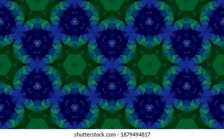 Geometric design, Mosaic of a vector kaleidoscope, abstract Mosaic Background, colorful Futuristic Background, geometric Triangular Pattern. Mosaic texture. Stained glass effect. EPS 10 Vector