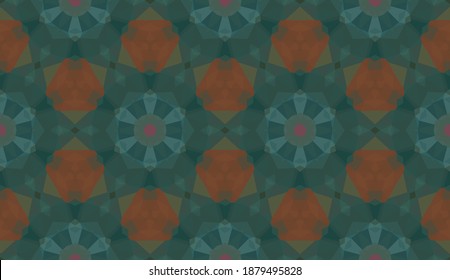 Diseño geométrico, mosaico de un kaleidoscopio vector, fondo mosaico abstracto, fondo futurista colorido, patrón triangular geométrico. Textura mosaica. Efecto de vidrio manchado. Vector EPS 10