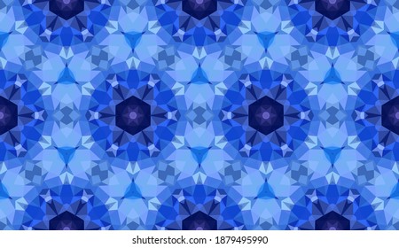 Geometric design, Mosaic of a vector kaleidoscope, abstract Mosaic Background, colorful Futuristic Background, geometric Triangular Pattern. Mosaic texture. Stained glass effect. EPS 10 Vector
