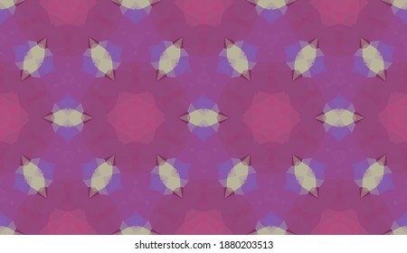 Geometrisches Design, Mosaik eines Vektorkalidoskops, abstrakter Mosaikhintergrund, bunter Futuristischer Hintergrund, geometrisches Dreiecksmuster. Mosaikstruktur. Festgestellter Glaseffekt. EPS10-Vektorgrafik
