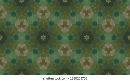 Diseño geométrico, mosaico de un kaleidoscopio vector, fondo mosaico abstracto, fondo futurista colorido, patrón triangular geométrico. Textura mosaica. Efecto de vidrio manchado. Vector EPS 10