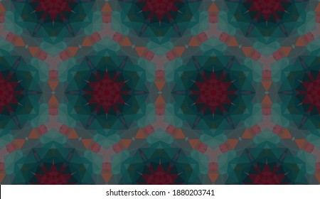 Geometric design, Mosaic of a vector kaleidoscope, abstract Mosaic Background, colorful Futuristic Background, geometric Triangular Pattern. Mosaic texture. Stained glass effect. EPS 10 Vector