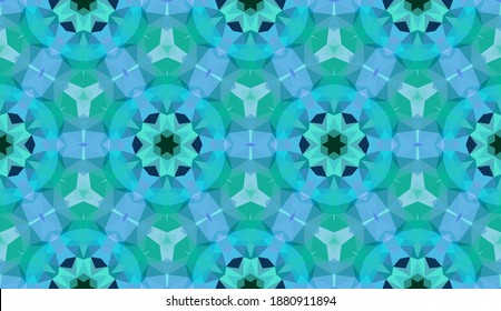 Diseño geométrico, mosaico de un kaleidoscopio vector, fondo mosaico abstracto, fondo futurista colorido, patrón triangular geométrico. Textura mosaica. Efecto de vidrio manchado. Vector EPS 10