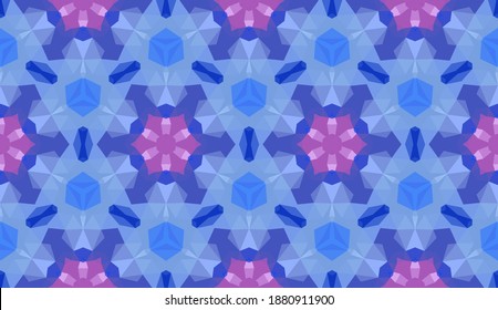 Geometric design, Mosaic of a vector kaleidoscope, abstract Mosaic Background, colorful Futuristic Background, geometric Triangular Pattern. Mosaic texture. Stained glass effect. EPS 10 Vector