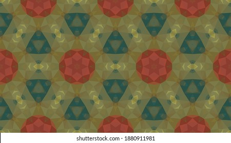 Geometric design, Mosaic of a vector kaleidoscope, abstract Mosaic Background, colorful Futuristic Background, geometric Triangular Pattern. Mosaic texture. Stained glass effect. EPS 10 Vector