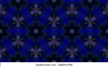 Diseño geométrico, mosaico de un kaleidoscopio vector, fondo mosaico abstracto, fondo futurista colorido, patrón triangular geométrico. Textura mosaica. Efecto de vidrio manchado. Vector EPS 10