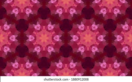 Geometric design, Mosaic of a vector kaleidoscope, abstract Mosaic Background, colorful Futuristic Background, geometric Triangular Pattern. Mosaic texture. Stained glass effect. EPS 10 Vector