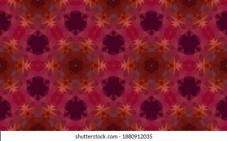 Geometrisches Design, Mosaik eines Vektorkalidoskops, abstrakter Mosaikhintergrund, bunter Futuristischer Hintergrund, geometrisches Dreiecksmuster. Mosaikstruktur. Festgestellter Glaseffekt. EPS10-Vektorgrafik