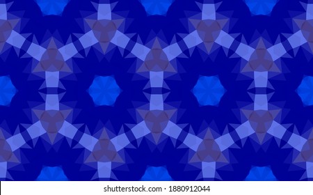 Diseño geométrico, mosaico de un kaleidoscopio vector, fondo mosaico abstracto, fondo futurista colorido, patrón triangular geométrico. Textura mosaica. Efecto de vidrio manchado. Vector EPS 10
